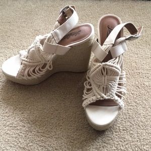 Lucky Brand espadrilles wedges